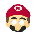 Mascara Mario Brothers Kit com 10 Unidades